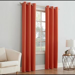 4 Panels total Blackout Orange 40inx84in.